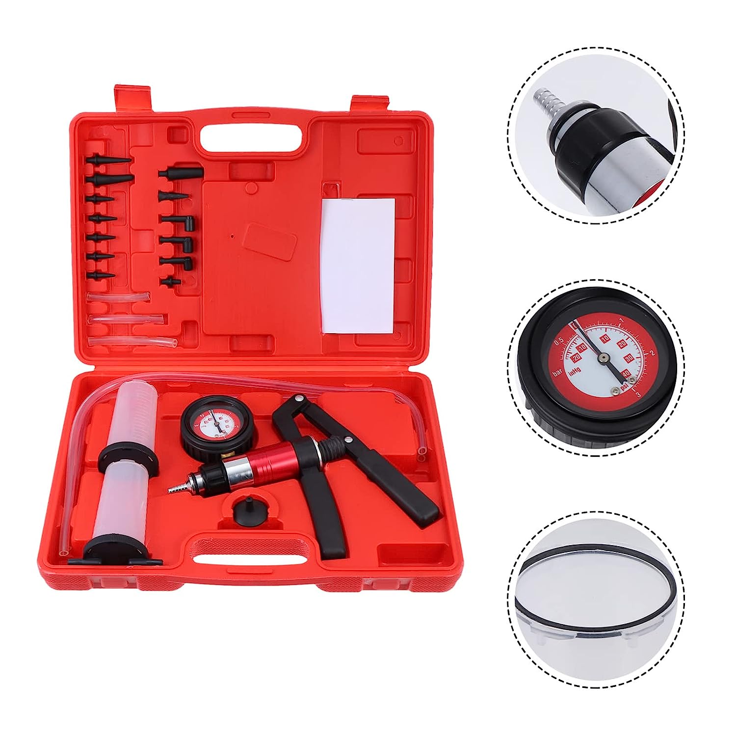 21PCS Hand Held Vacuum Pistol  - Brake Bleeder Kit ulasan dan harga
