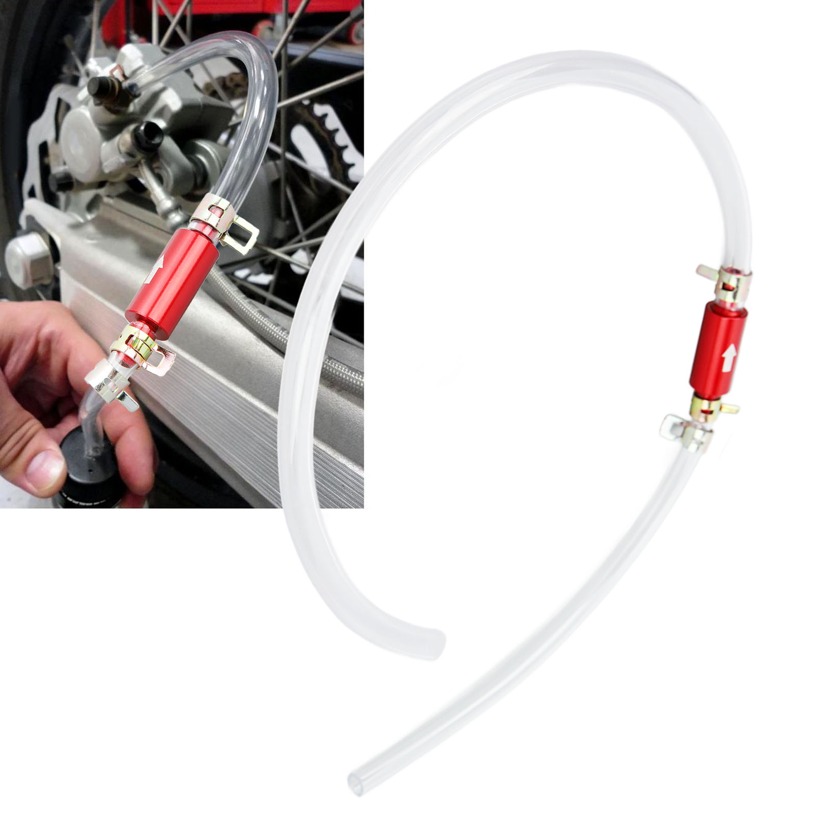 2pcs Brake Bleeder Hose 6MM On - Brake Bleeder Kit ulasan dan harga