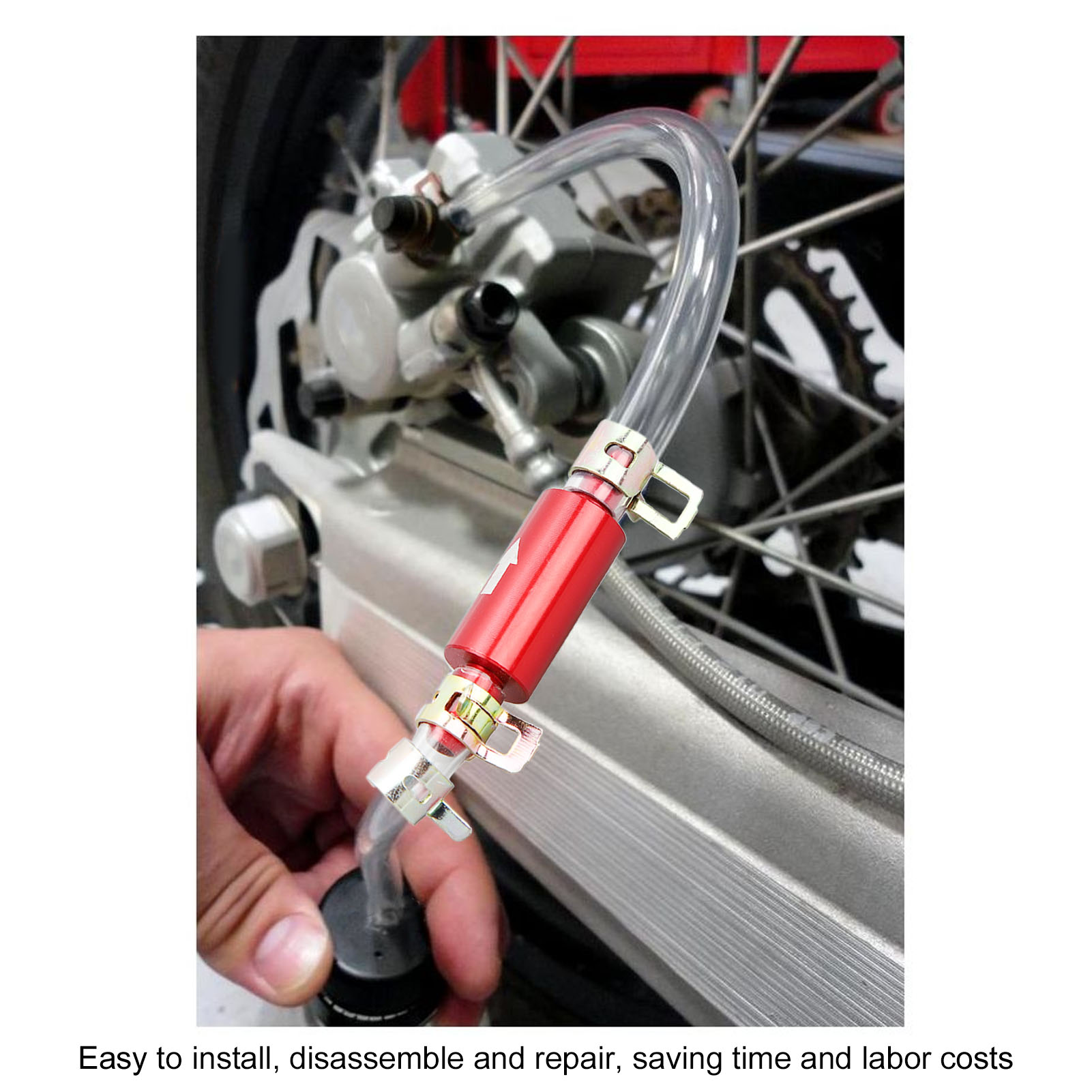 2pcs Brake Bleeder Hose 6MM On - Brake Bleeder Kit ulasan dan harga