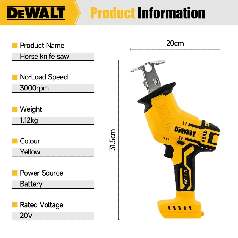 Dewalt  Brushless Reciprocatin - Metal Saw Reciprocating ulasan dan harga