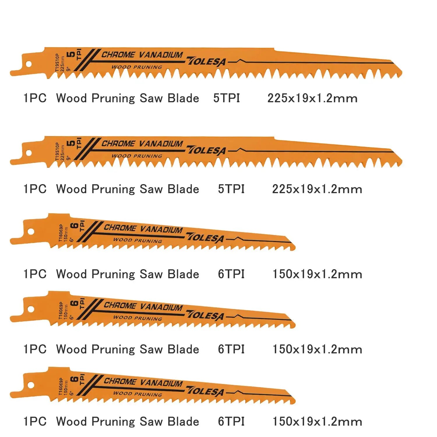 TOLESA 10PCS Reciprocating Bi- - Metal Saw Reciprocating ulasan dan harga