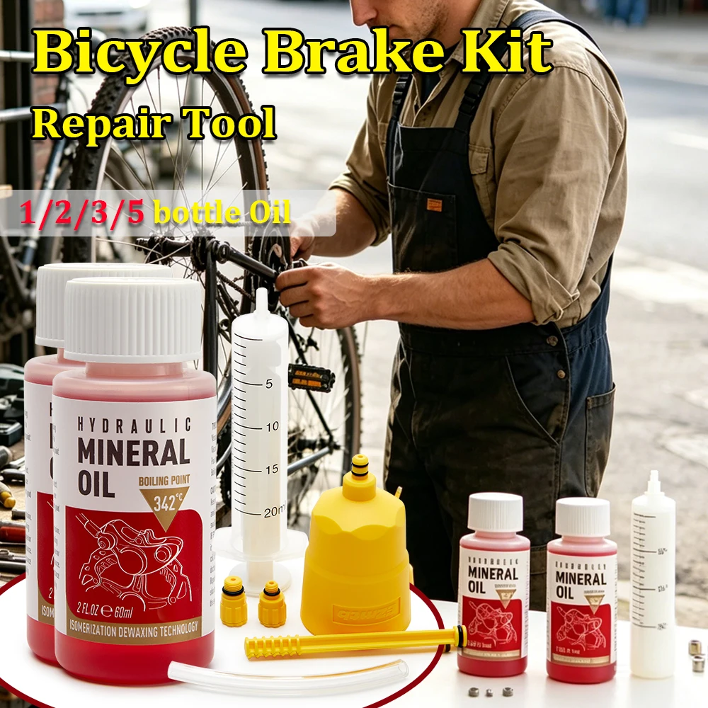 Bicycle Brake Mineral Oil 60ML - Brake Bleeder Kit ulasan dan harga