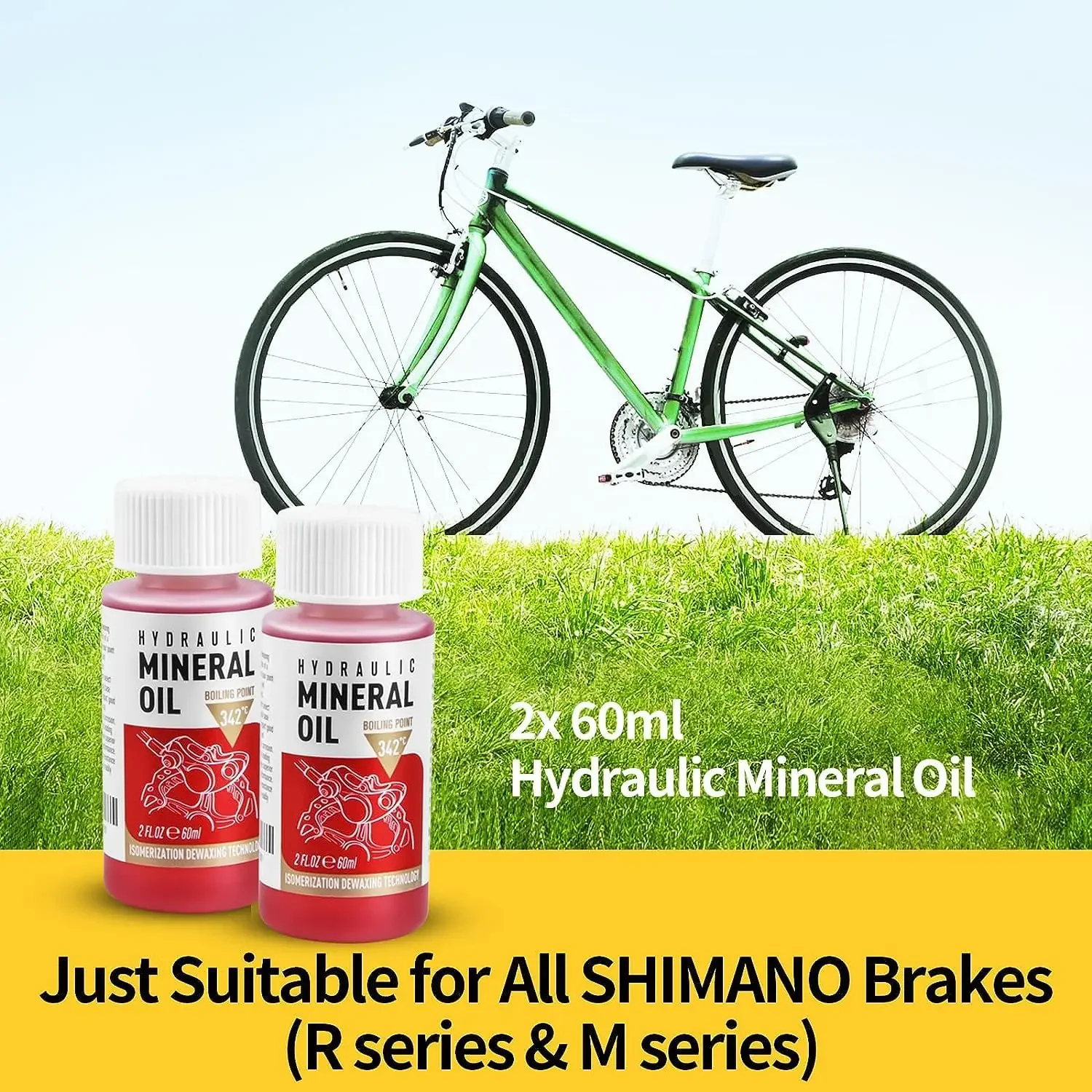 Bicycle Brake Mineral Oil 60ML - Brake Bleeder Kit ulasan dan harga